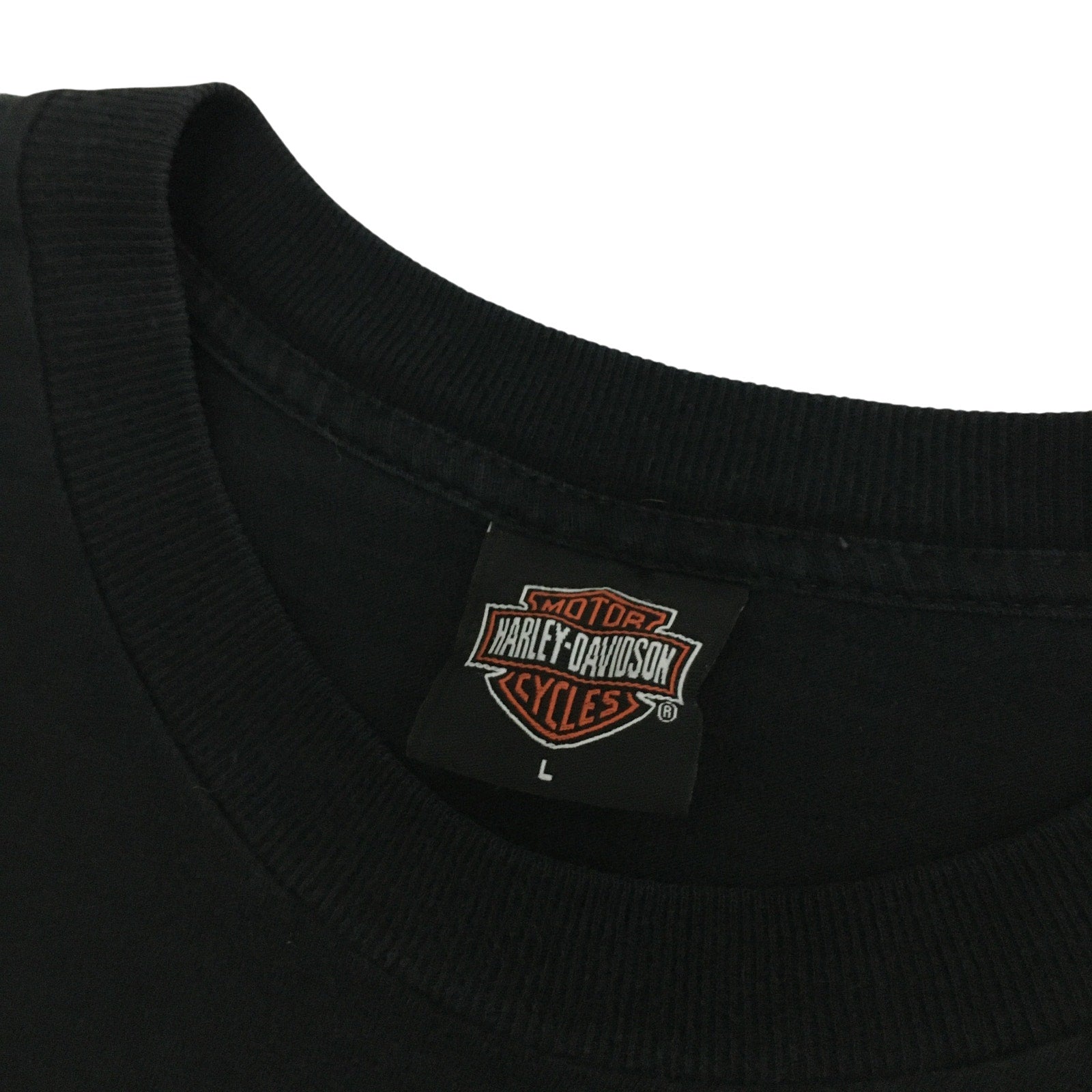 Vtg 2004 Harley-Davidson Wolf Fire Tee Effingham IL L