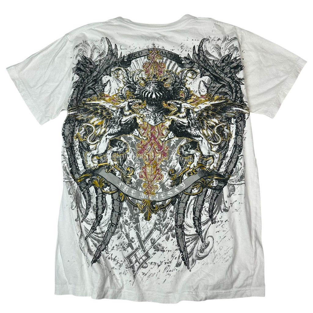 2000s Y2K Tribal Wings Print Shirt