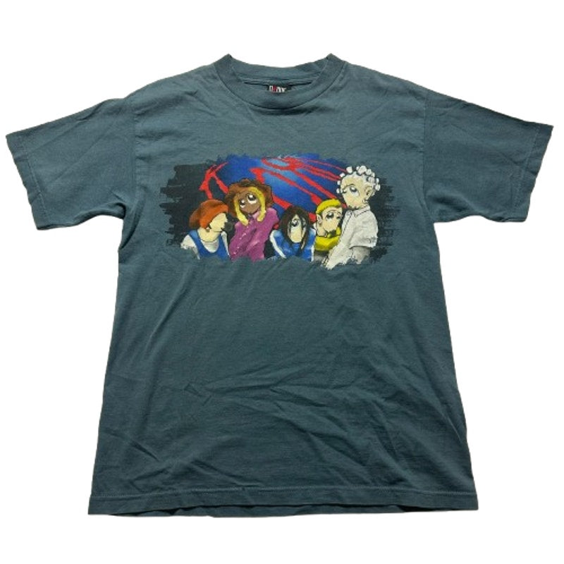 Vtg 90s Korn Red Logo GIANT T-Shirt M Metal Band Tee