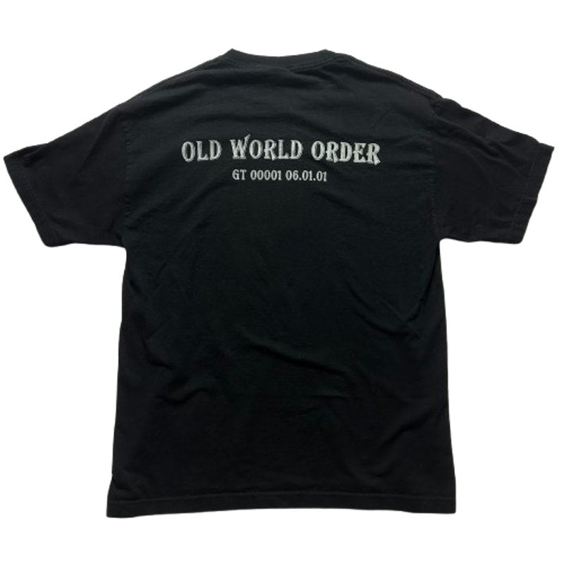 Vtg 2001 Geoff Tate Old World Order Giant T-Shirt L