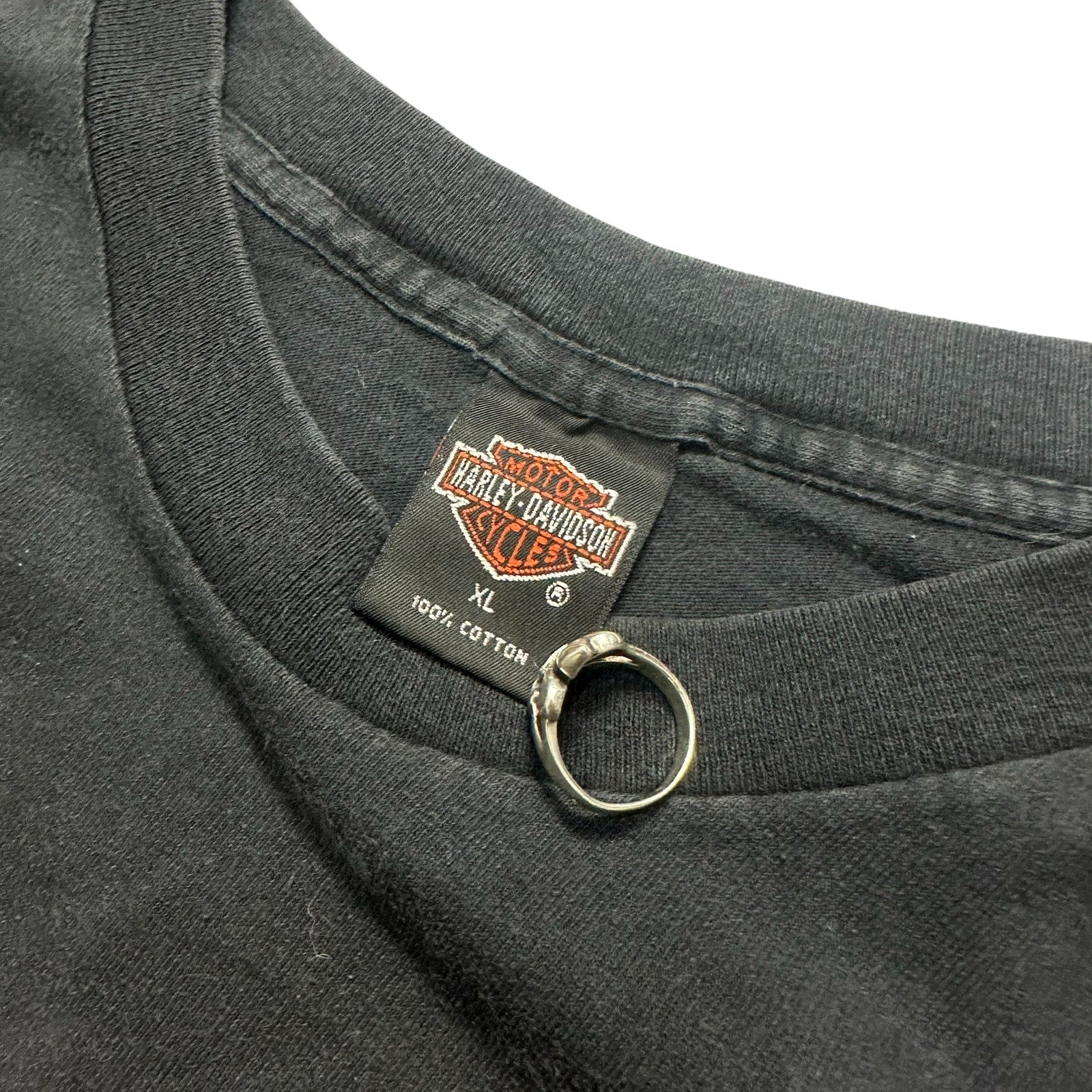 Vintage 1995/6 Harley-Davidson T-Shirt Wolf Flame XL Cleveland Ohio