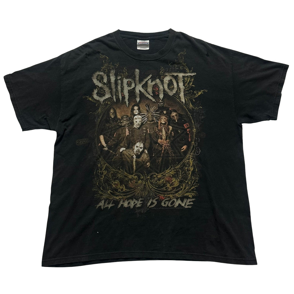 Vtg 2008 Slipknot All Hope Is Gone Tour T-Shirt Hanes XL