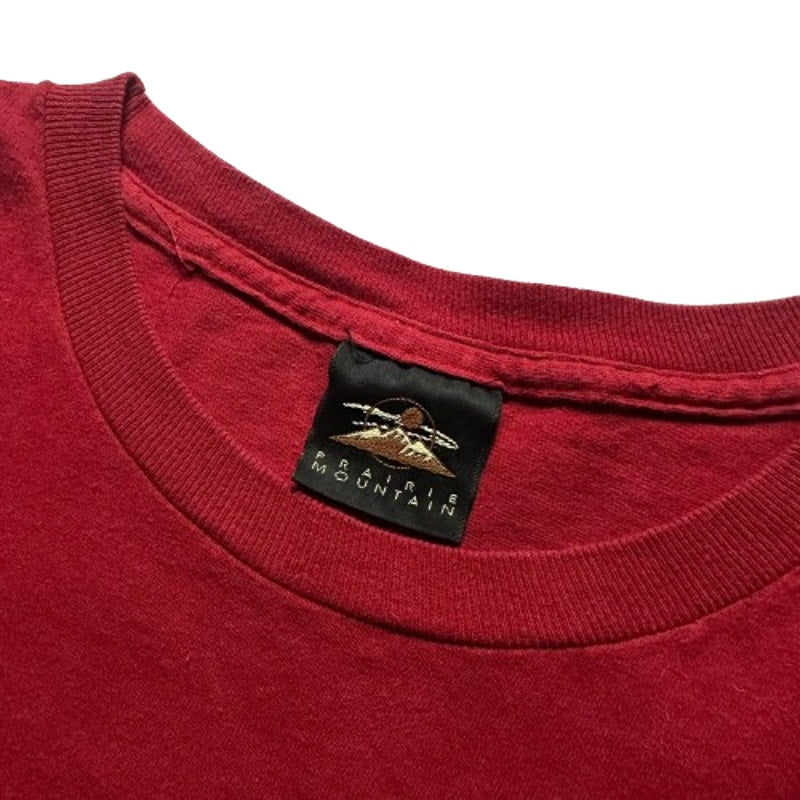 Yellowstone National Park Red T-Shirt Bear Graphic XL