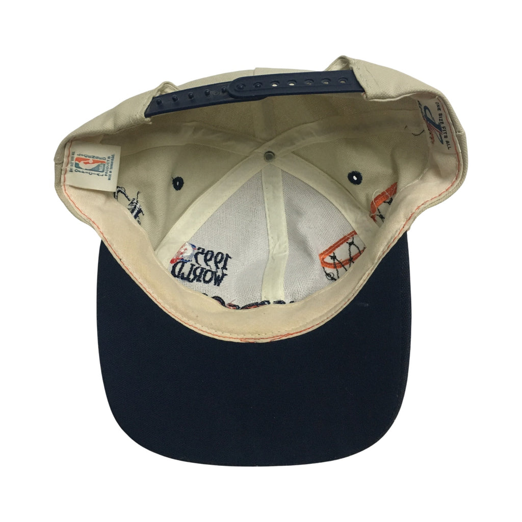 Vtg 90s Logo Athletic Houston Rockets 1995 Champs Cap