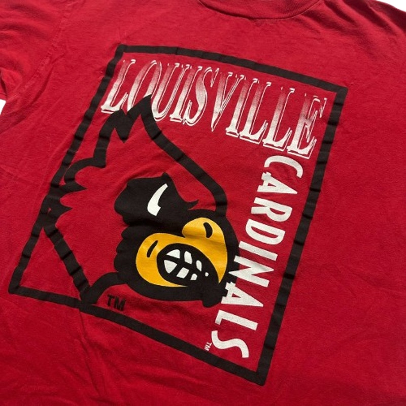 Vtg Louisville Cardinals T-Shirt NCAA Football Champion L