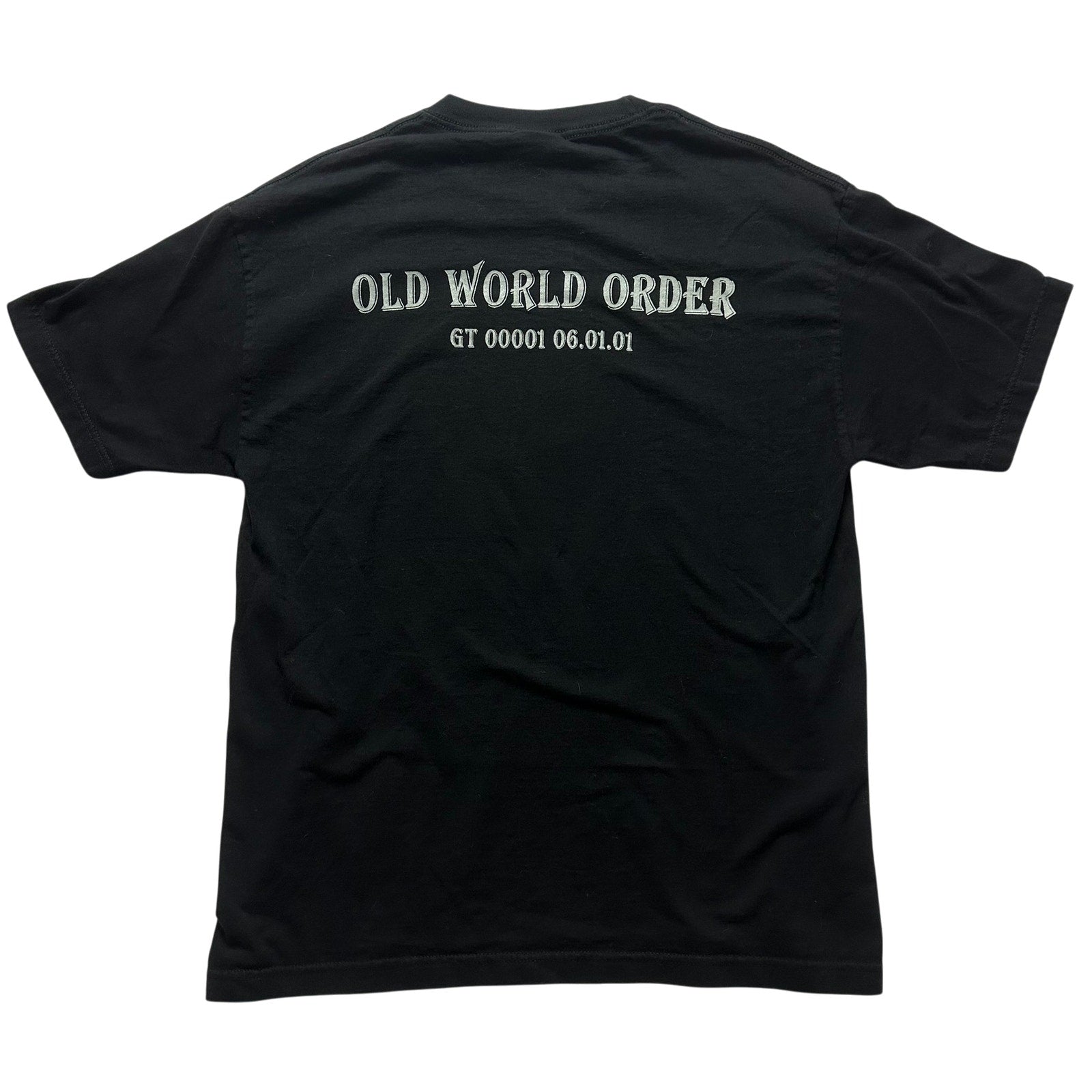 Vtg 2001 Geoff Tate Old World Order Giant T-Shirt L