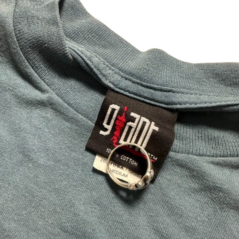 Vtg 90s Korn Red Logo GIANT T-Shirt M Metal Band Tee