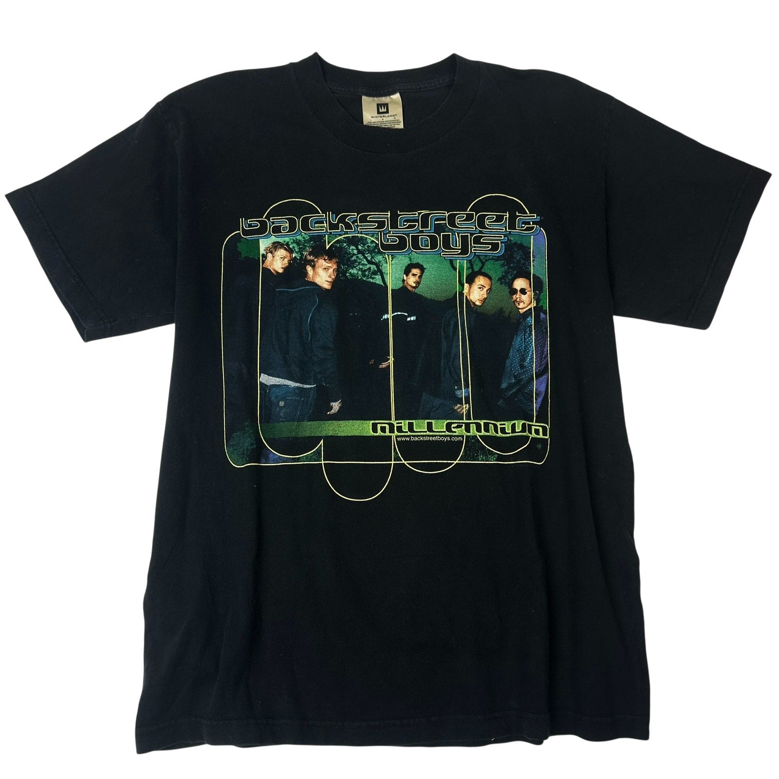 VTG 1999 Backstreet Boys Millennium Tour Tee M Faded