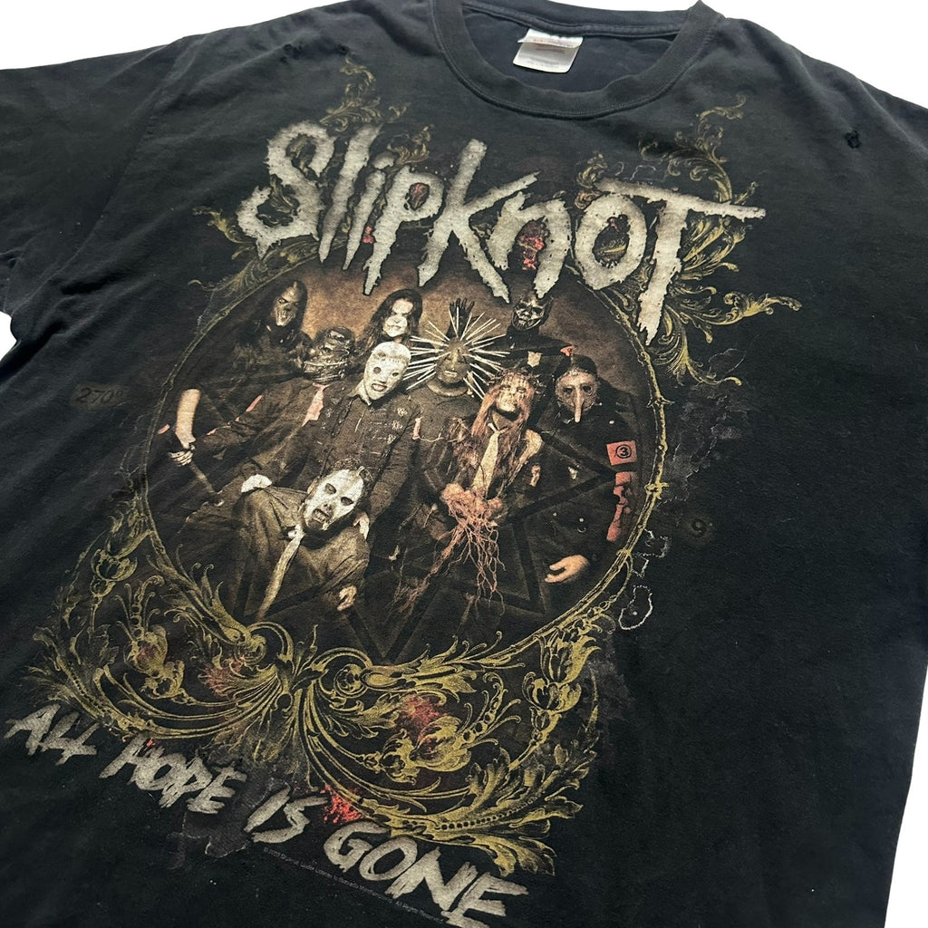 Vtg 2008 Slipknot All Hope Is Gone Tour T-Shirt Hanes XL