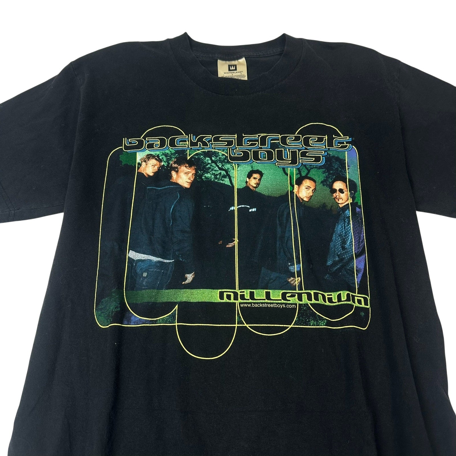 VTG 1999 Backstreet Boys Millennium Tour Tee M Faded