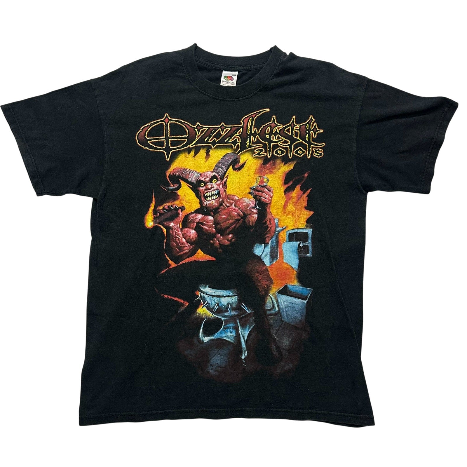 Vtg Ozzfest 2005 Tour T-Shirt Black Sabbath Ozzy M