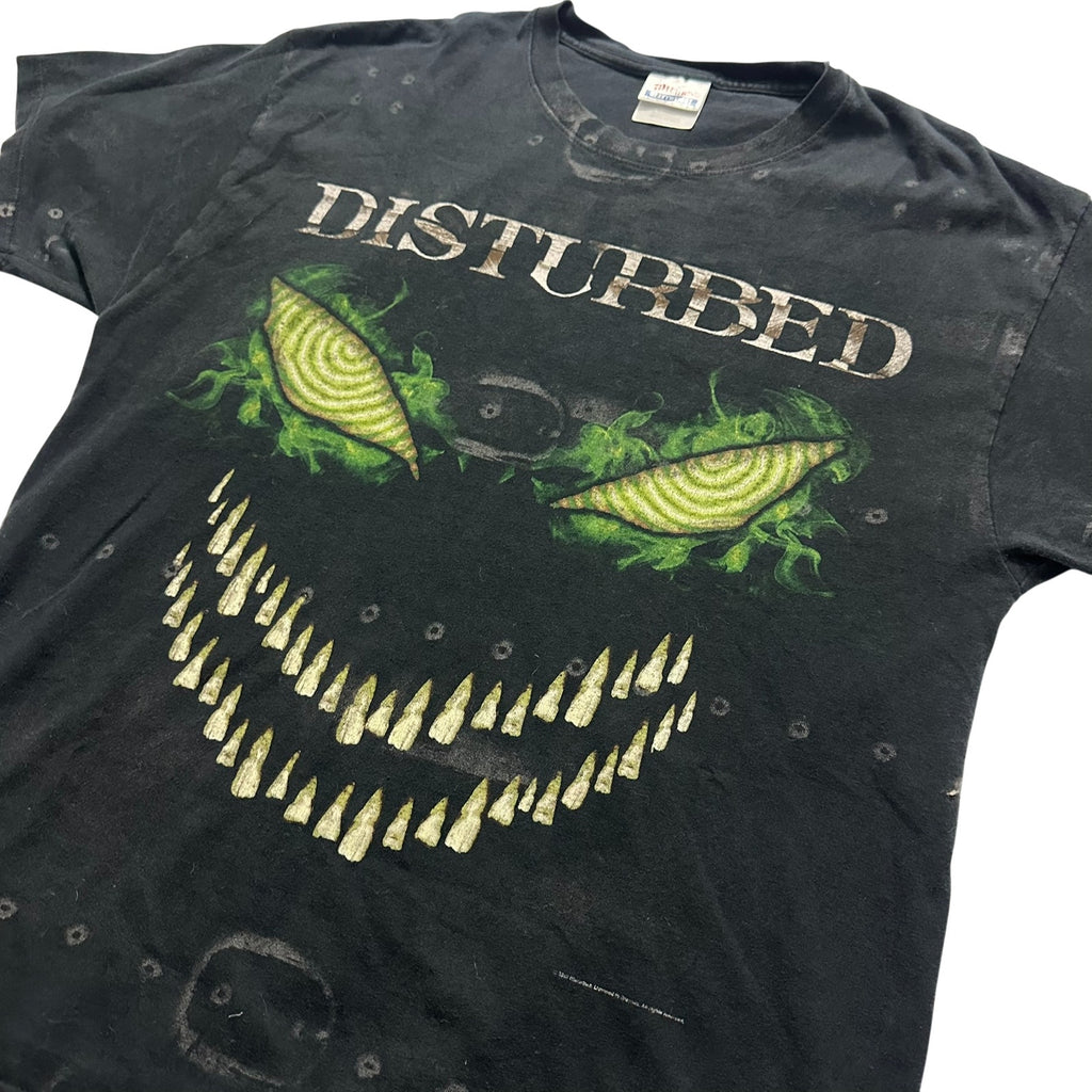 Vtg 2010 Disturbed Asylum T-Shirt Hanes Heavyweight L