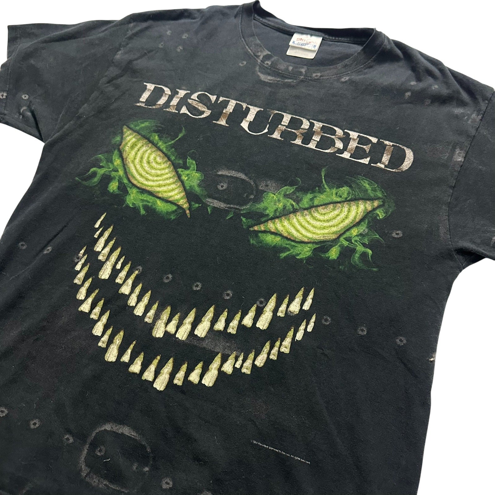 Vtg 2010 Disturbed Asylum T-Shirt Hanes Heavyweight L